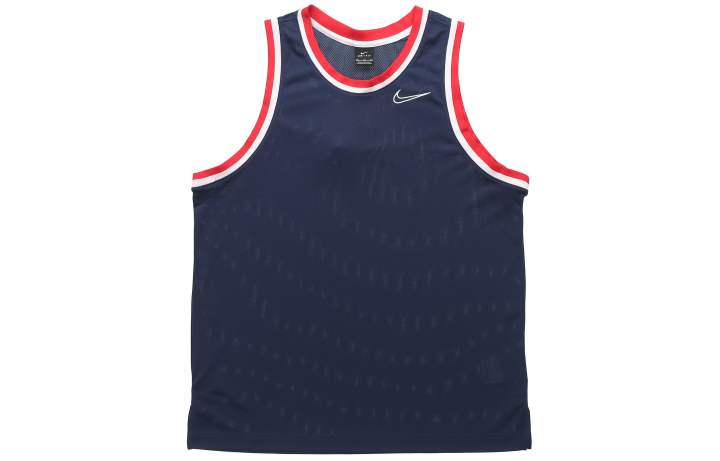 Nike Nike Basketball Jerseys Men's Blue Moderate Straight Fit