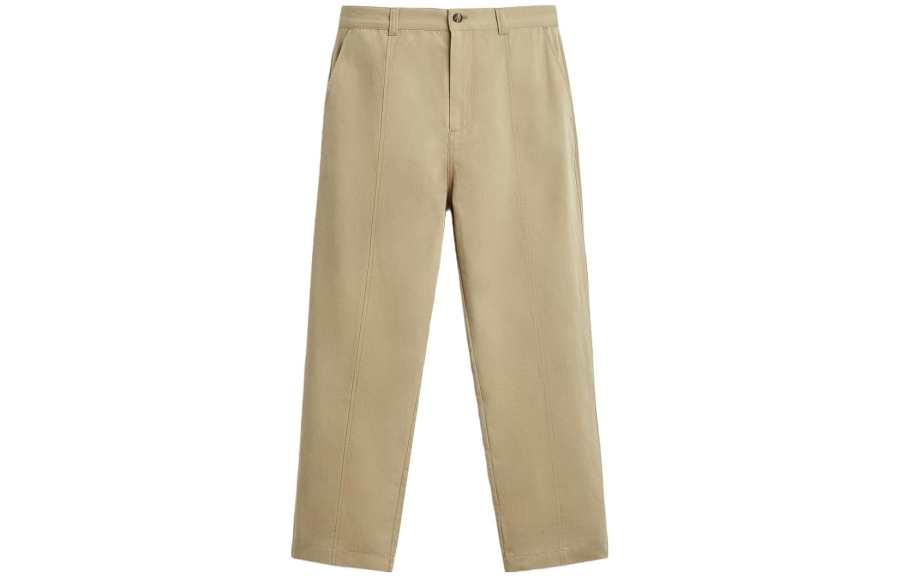 ZARA Casual Pants Men's Sand Moderate Straight Fit Pants