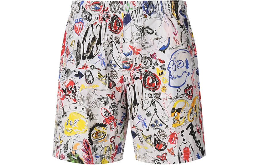 Alexander McQueen Alexander McQueen Casual Shorts Men's White Moderate