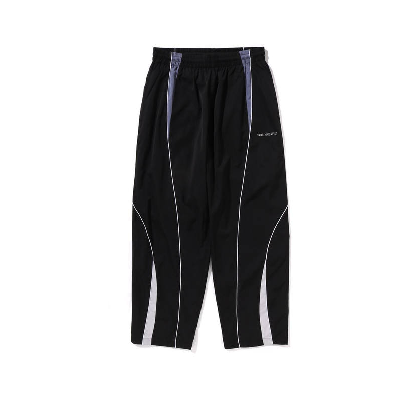 A BATHING APE Bape Bathing Ape Logo Nylon Track Pants