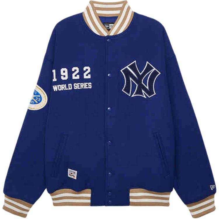 New Era FW24 Puffer Jacket Unisex Navy Blue