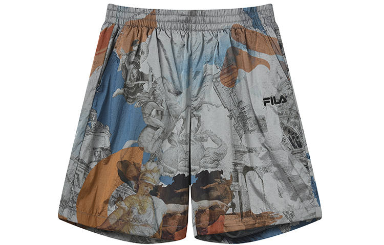 FILA Casual Shorts Men's All Over Print Thin