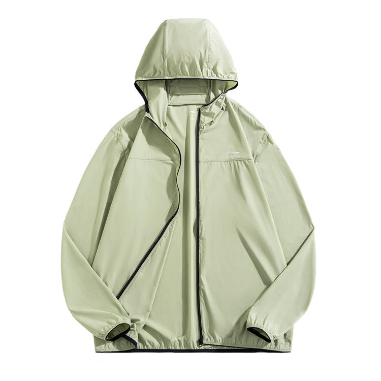 Li-Ning Li Ning UV Protection Sun Protection Clothing Unisex Pea Green