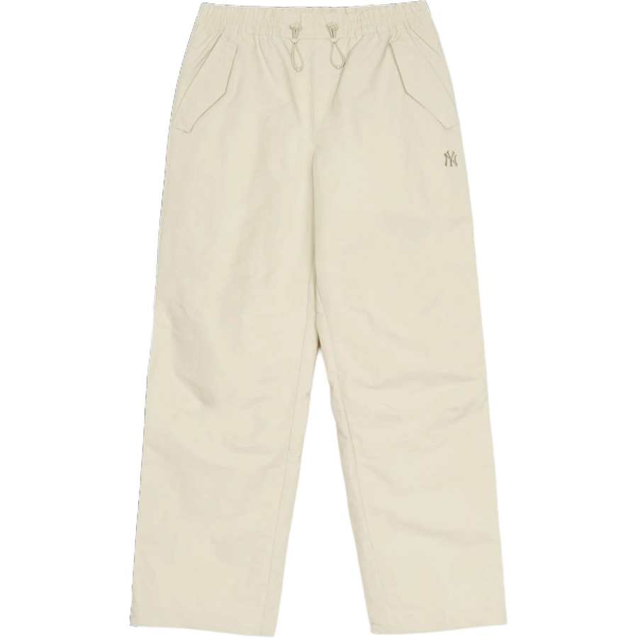 MLB Casual Pants Unisex Beige Moderate Wide Leg Pants