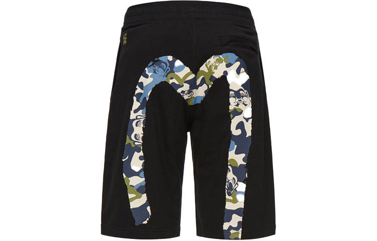 EVISU EVISU Casual Shorts Men's Black Moderate