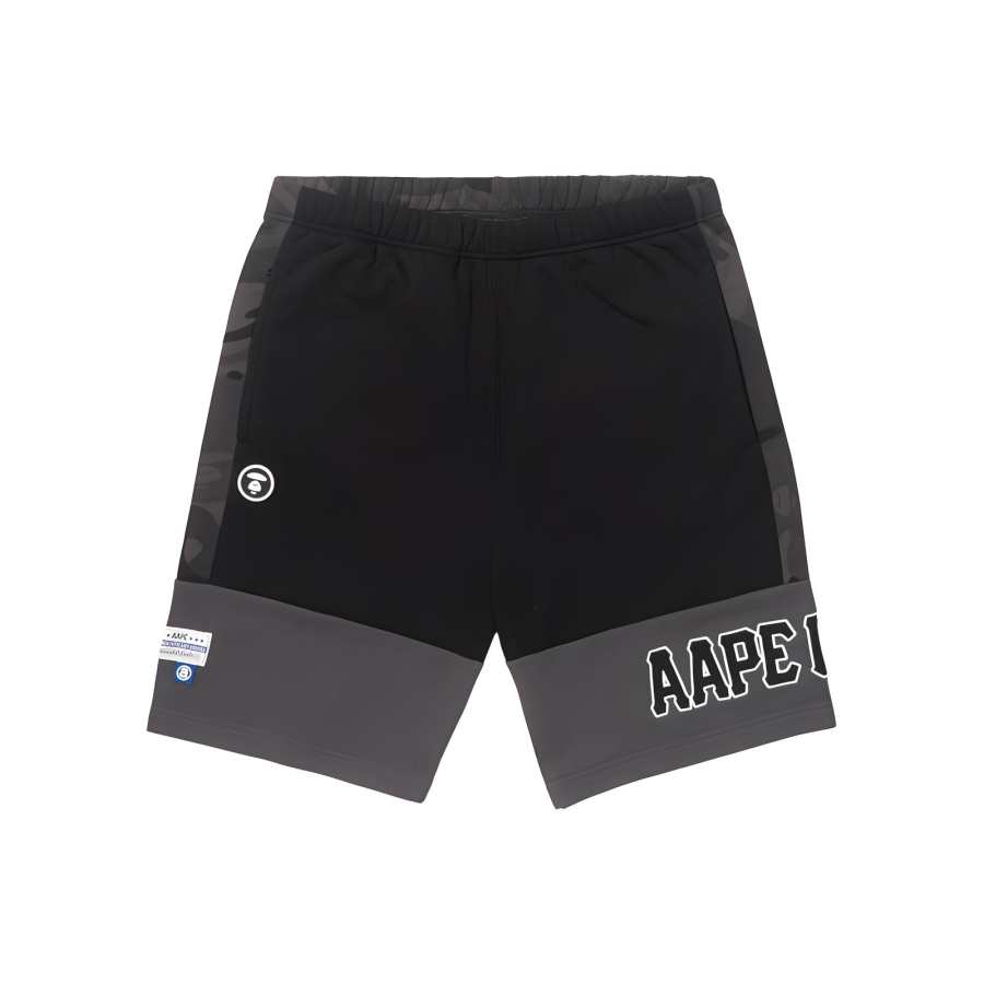 Aape Logo-print Camouflage-print Track Shorts