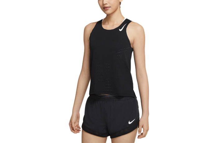 Nike Nike Running Tank Tops Women's Black Moderate Racerback