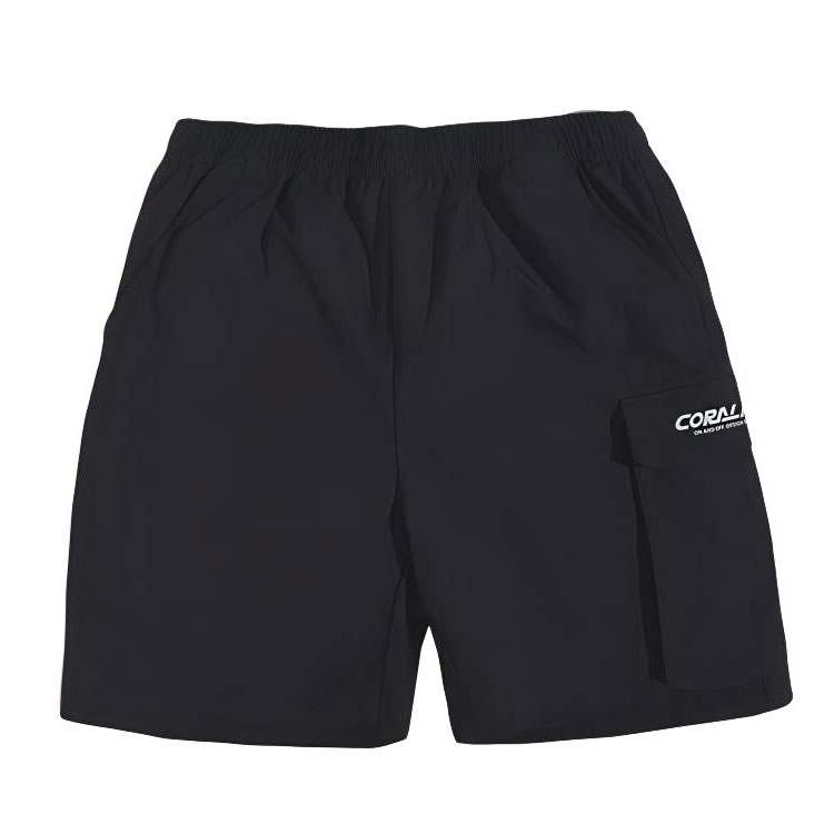 CORALIAN RUNOFF Collection Casual Shorts Unisex Black
