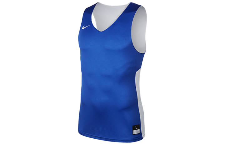 Nike Nike Basketball Jerseys Men's Blue Moderate Straight Fit