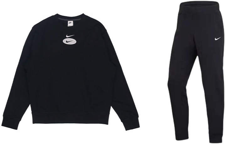 Nike Nike Casual Sportswear Men's Crew Neck Thickened And Fleece Lined