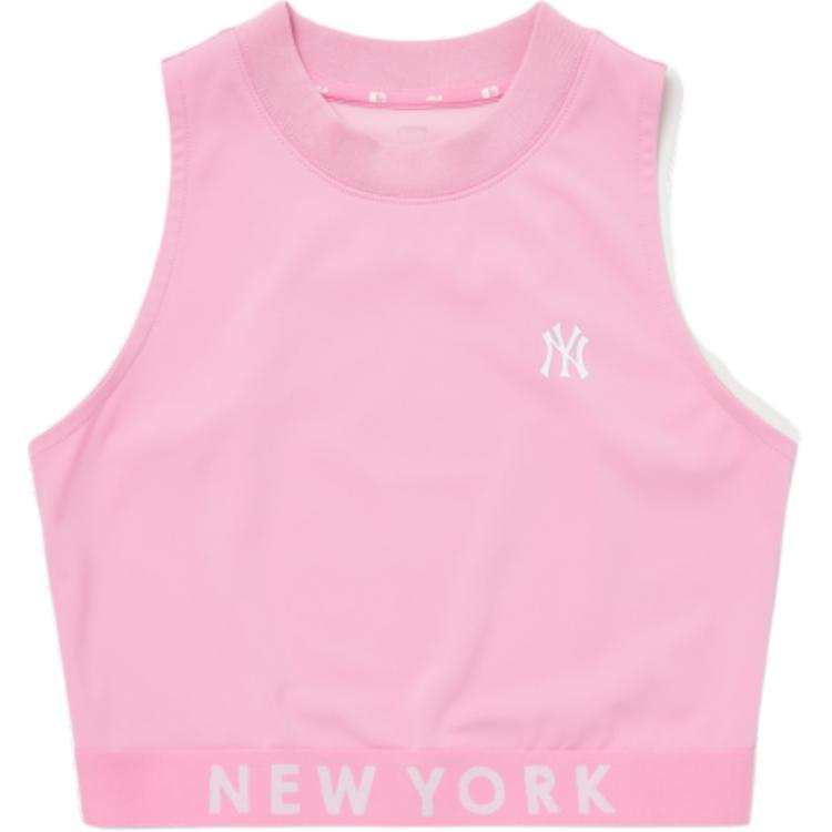 MLB New York Yankees Tank Tops Women's Pink Moderate