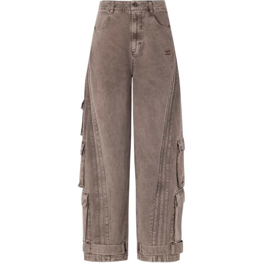 Adidas Originals WASHED Casual Pants Unisex Stratum Dark Earthy Brown