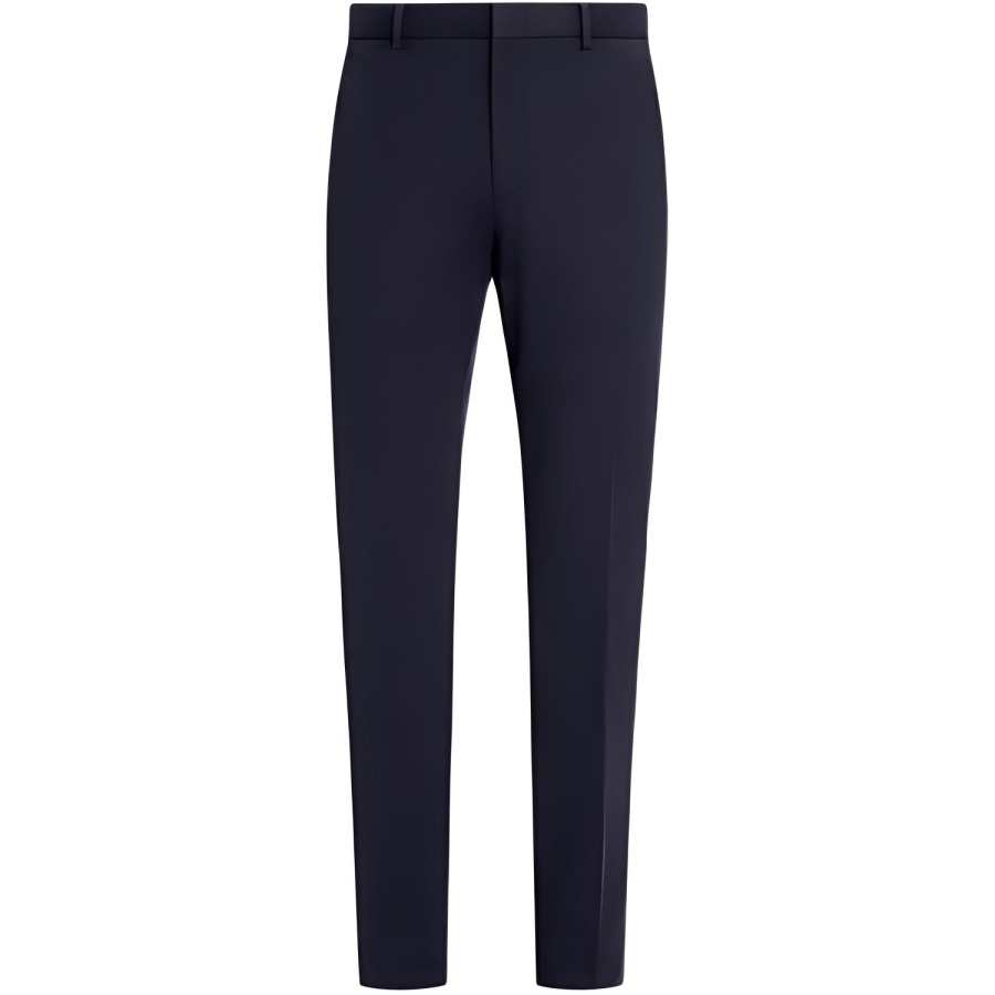 Ermenegildo Zegna FW24 Casual Pants Men's Marine Blue