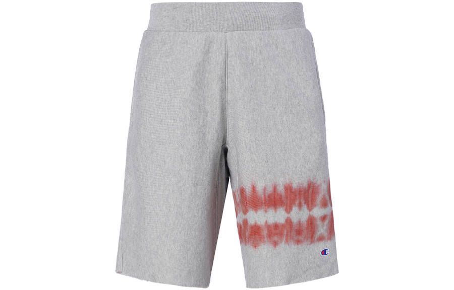 Champion Ink Splatter Drawstring Fleece Lined Loose Fit Shorts US Version Unisex