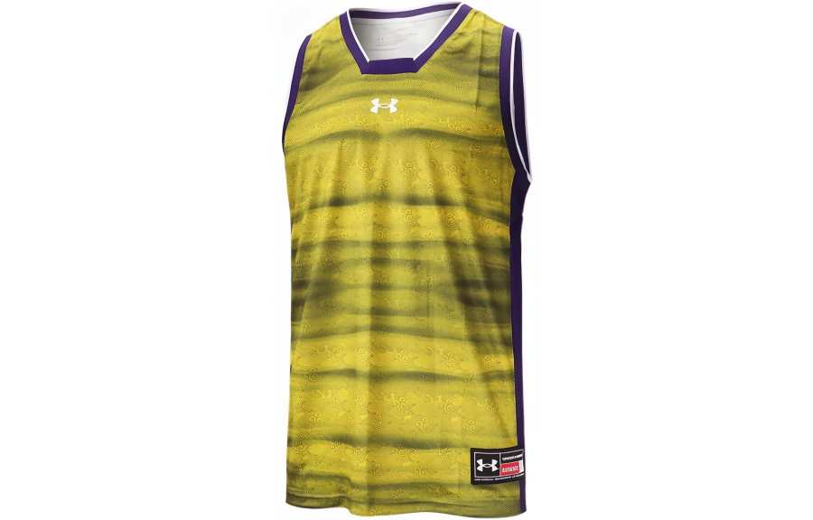 Under Armour Basketball Jerseys Men's Yellow Moderate Other