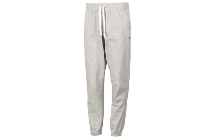 PUMA Sports Pants Men's Light Gray Moderate