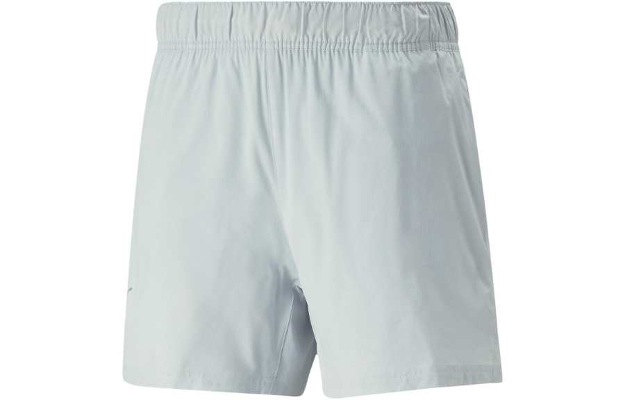 PUMA SEASONS Casual Shorts Men's Platinum Gray Mixed Color Moderate