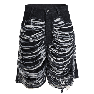DND4DES Denim Shorts Men's Black