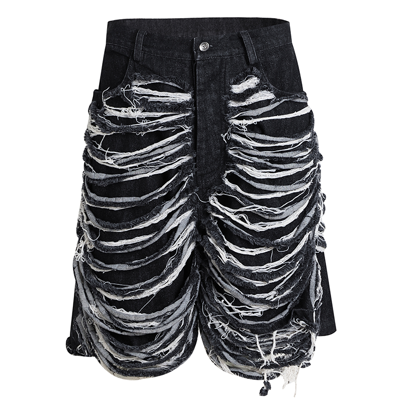DND4DES DND4DES Denim Shorts Men's Black