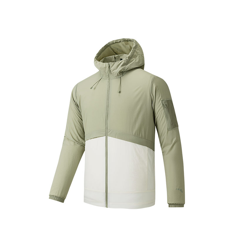 Anta Outdoor Collection UV Protection Sun Protection Clothing Men's Floating Gray/Ivory White