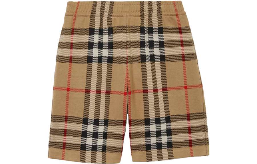 Burberry Check Cotton Jacquard Shorts