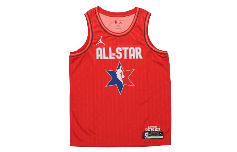 Jordan Jordan NBAAll Star Edition Swingman Jersey Giannis Antetokounmpo Basketball Jersey Men's Red