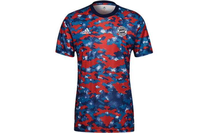 Adidas Adidas Bayern Munich Black Soccer Jersey Men's Red Blue Multicolor