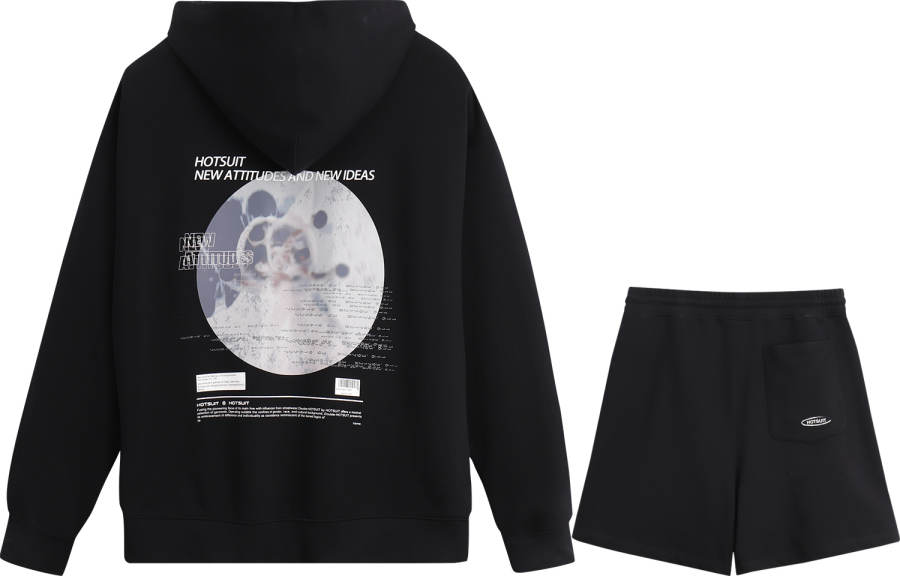 HOTSUIT Sweatshirt Sets Unisex Hooded Moderate