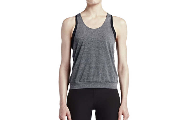 Nike Nike Tank Tops Women's Gray Straight Fit