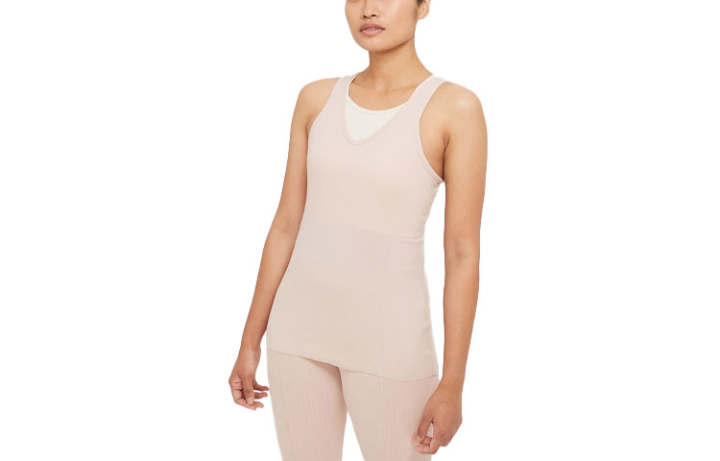 Nike Nike Tank Tops Women's Soft Orange V Neck Moderate Other