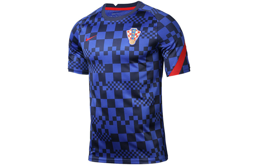 Nike Nike Croatia National Team Soccer Jerseys Men's Blue Moderate