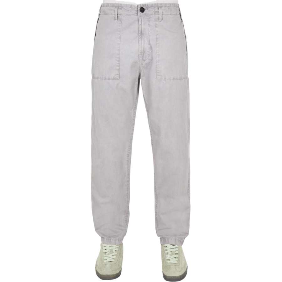 STONE ISLAND Mid rise Tapered Trousers