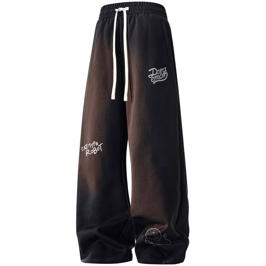 Doraemon DoraemonA Casual Pants Regular Edition/Fleece Lined And Thickened Unisex