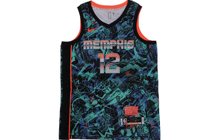 Nike Nike Basketball Jerseys Men's Green Moderate Straight Fit