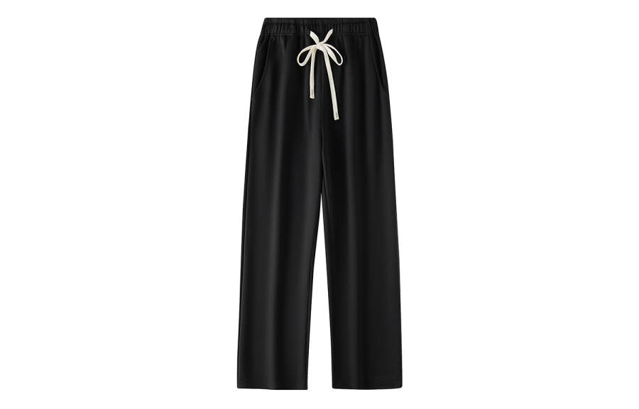 CENPIN Casual Pants Unisex Moderate Straight Fit Pants