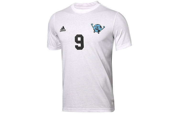 Adidas Adidas Soccer Jerseys Men's White Moderate Straight Fit