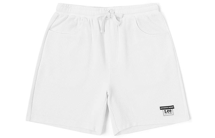 Lee Lee Casual Shorts Unisex White Moderate