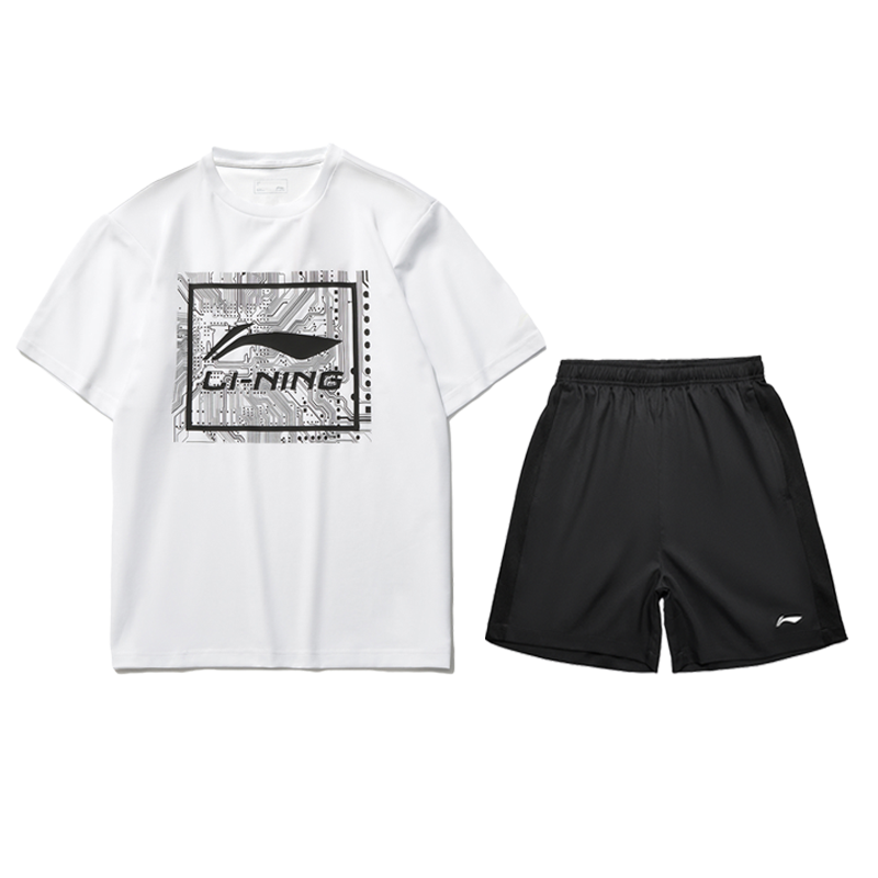 Li-Ning Li Ning Sports Life Collection Casual Sportswear Men's White+Black