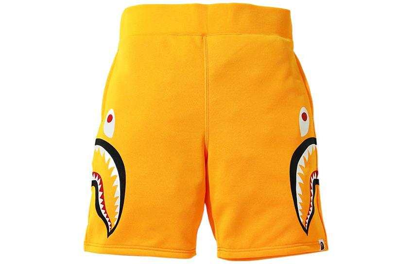 A BATHING APE Bape A BATHING APE Neon Shark Sweat Shorts