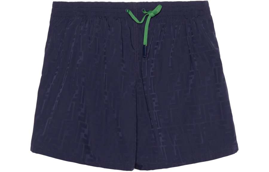 FENDI Beach Shorts Men's Marine Blue