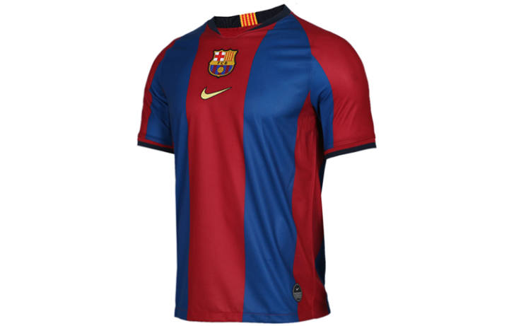 Nike Nike Barcelona Soccer Jerseys Men's Red Blue Multicolor Moderate