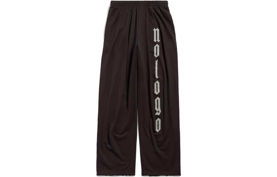 Balenciaga FW23 Casual Pants Loose Fit Unisex Coffee