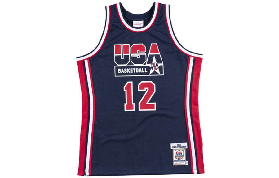 Mitchell Ness Mitchell Ness Team Usa 1992 John Stockton "Navy" authentic jersey