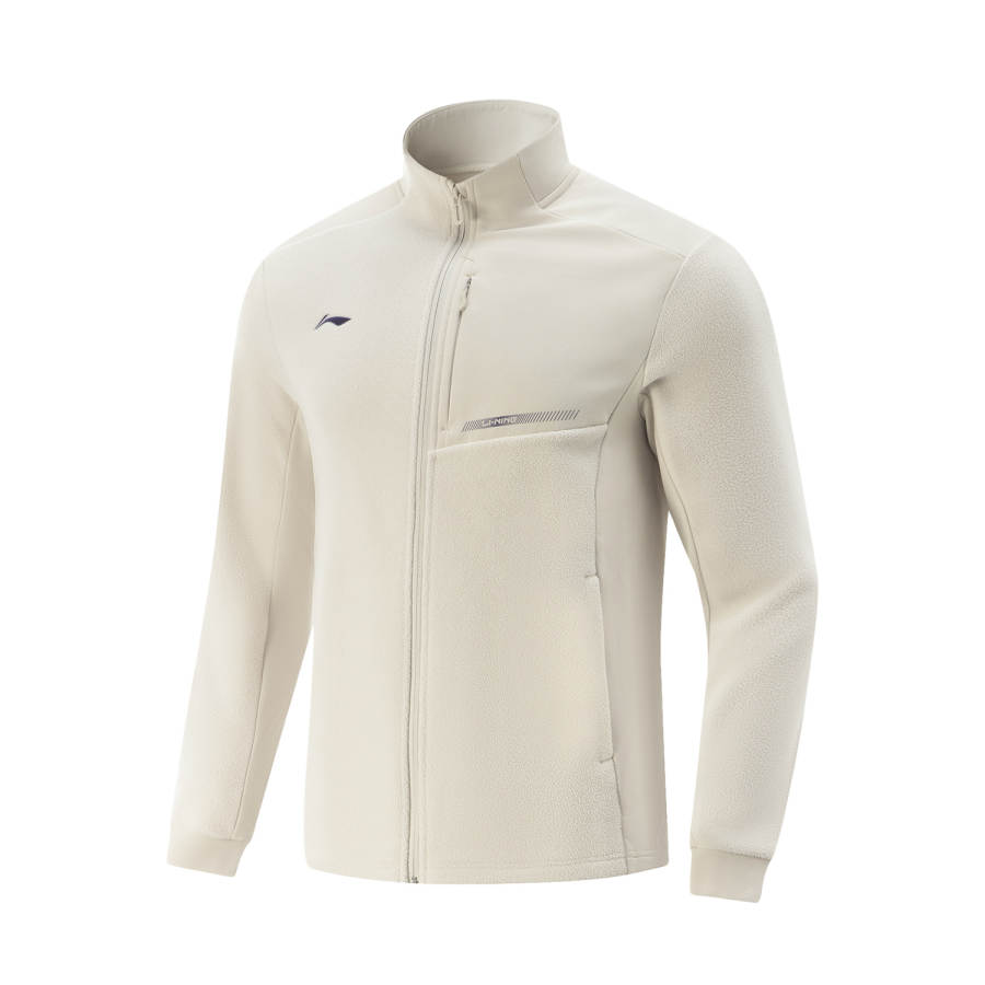 Li-Ning Li Ning Table Tennis Collection Jackets & Coats Unisex Gravel White Gray