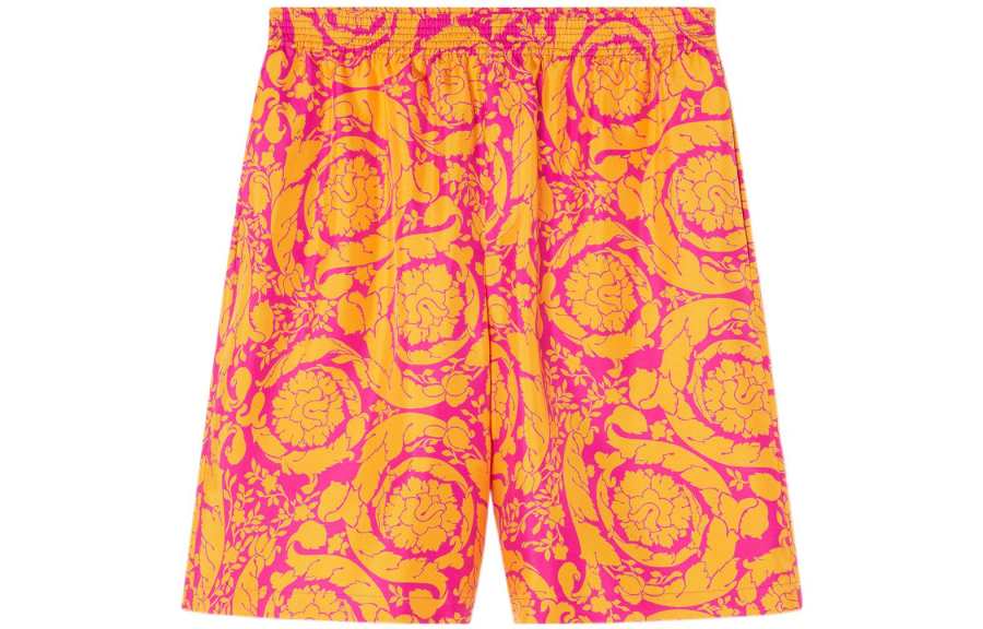 VERSACE VERSACE Baroque Pattern Straight Leg Shorts