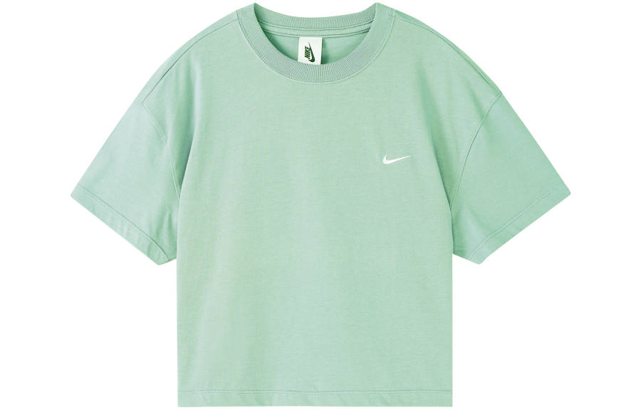 Nike Nike Crop Tops Women's Matcha Green Crew Neck Moderate