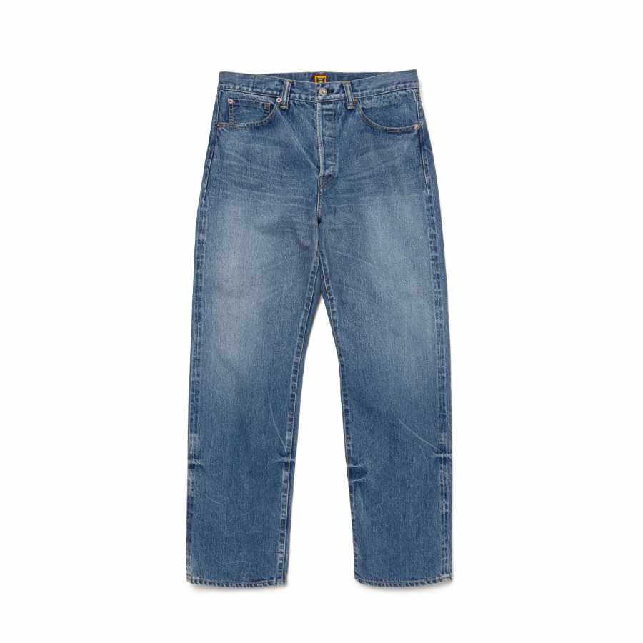 HUMAN MADE Denim Collection Jeans Unisex Indigo Moderate Straight Fit Pants