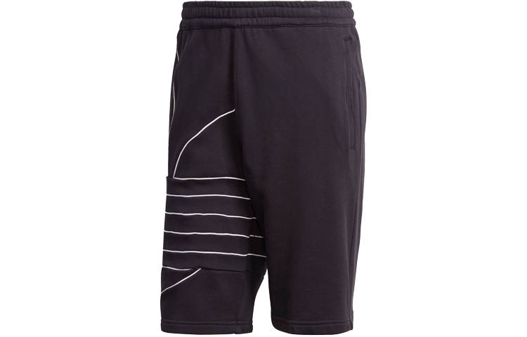 Adidas Originals BIG TREFOIL Sports Shorts Men's Black Moderate