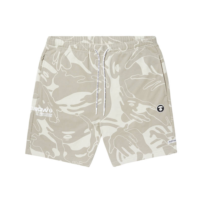 Aape Aape Swirl-print Drawstring Track Shorts