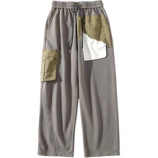 A SQUARE ROOT Casual Pants Sweatpants Unisex Gray